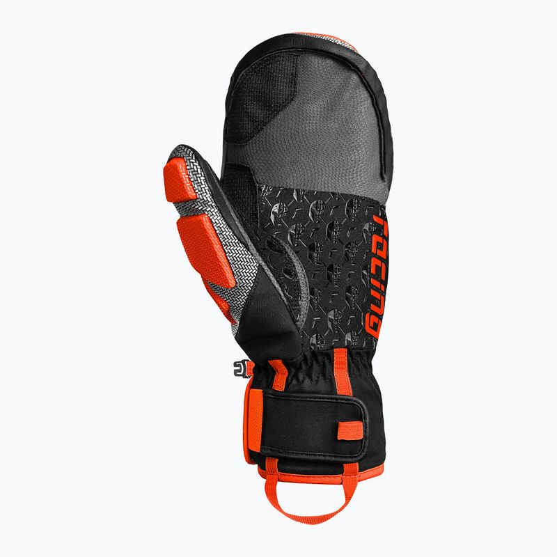 Síkesztyűk Reusch Worldcup Warrior GS Mitten black/silver/fluo red 3