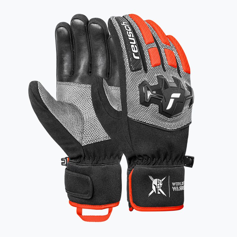 Férfi síkesztyű Reusch Worldcup Warrior R-Tex XT black/silver/fluo red 2