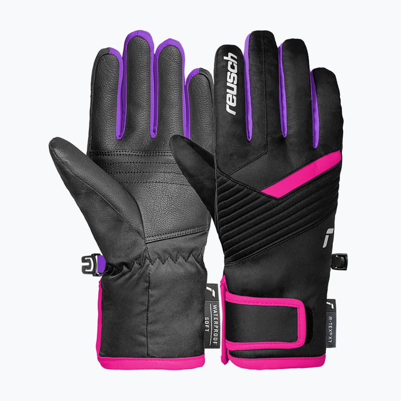 Gyerek síkesztyűk Reusch Dan R-Tex XT Junior black/pink glo 2