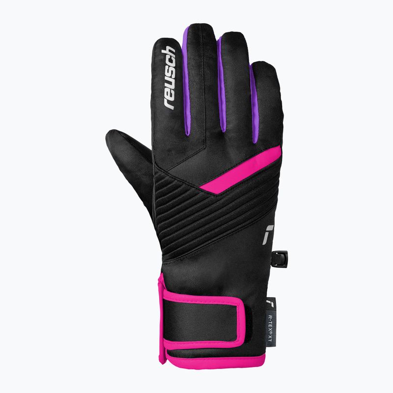 Gyerek síkesztyűk Reusch Dan R-Tex XT Junior black/pink glo 3
