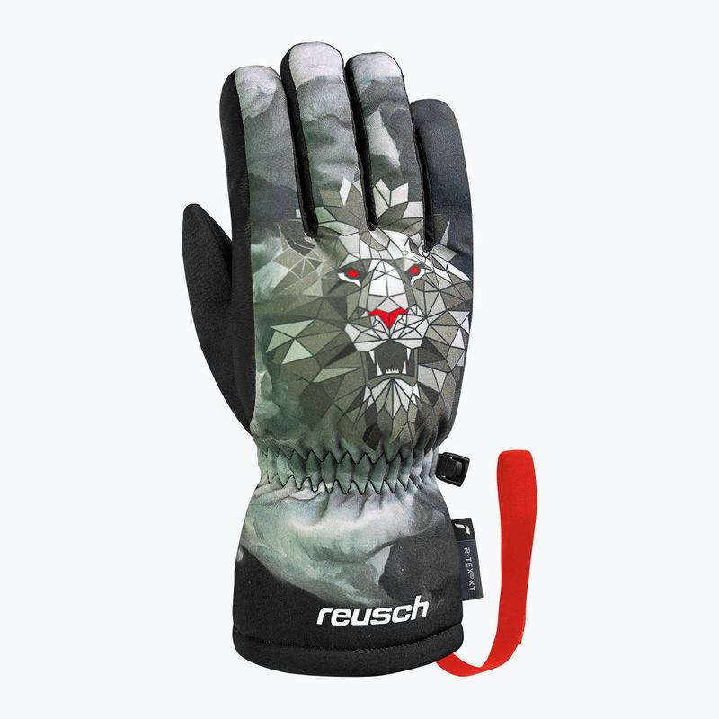 Gyerek síkesztyűk Reusch Carter R-Tex XT blck/silver/fluo red 2