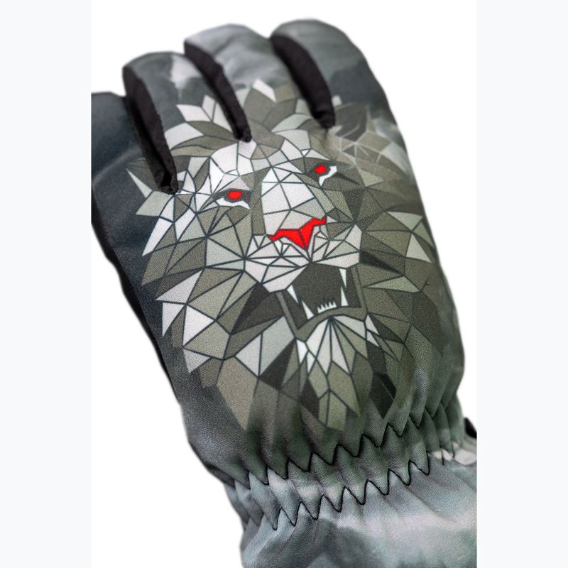 Gyerek síkesztyűk Reusch Carter R-Tex XT blck/silver/fluo red 5
