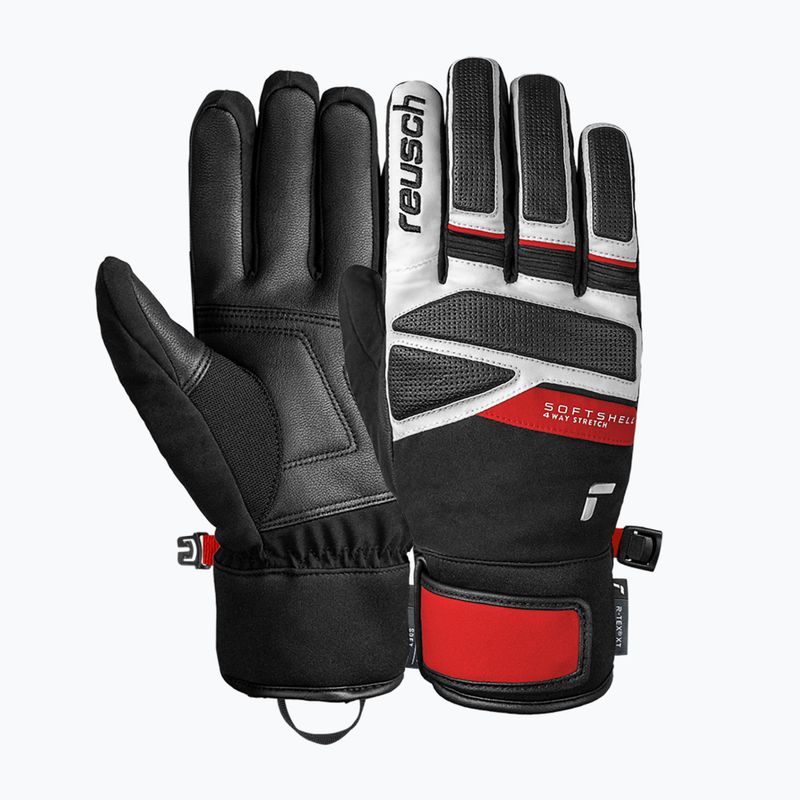 Férfi síkesztyűk  Reusch Thunder R-Tex XT black/white/fire red 2