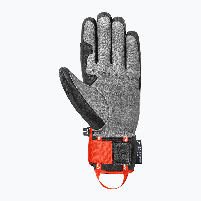 Férfi síkesztyű Reusch Alpine Master black/silver/fluorescent red 4