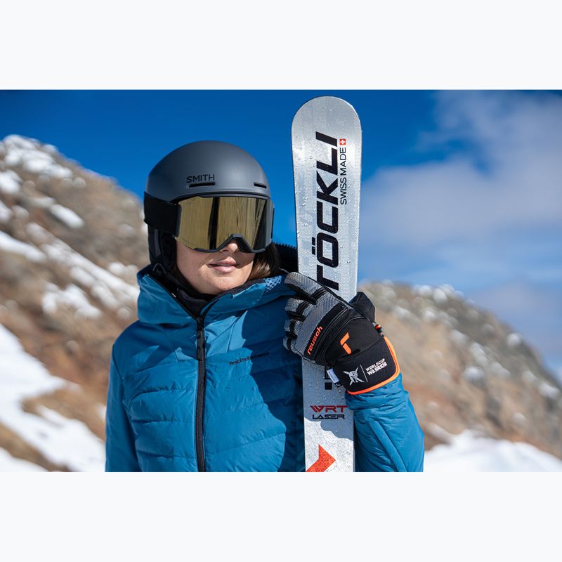 Férfi síkesztyű Reusch Alpine Master black/silver/fluorescent red 12