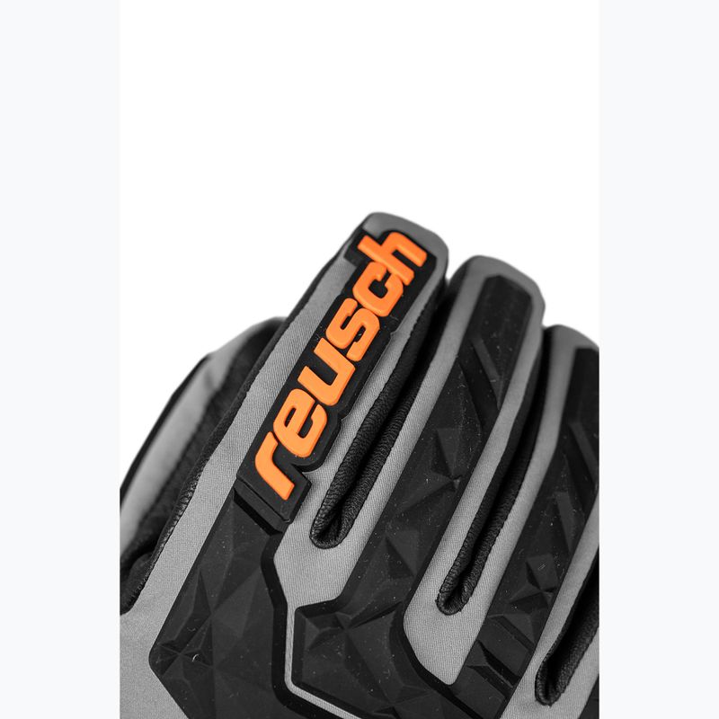 Férfi síkesztyűk Reusch Ultra steel grey / black / shoc 5
