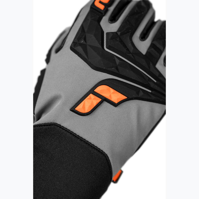 Férfi síkesztyűk Reusch Ultra steel grey / black / shoc 6