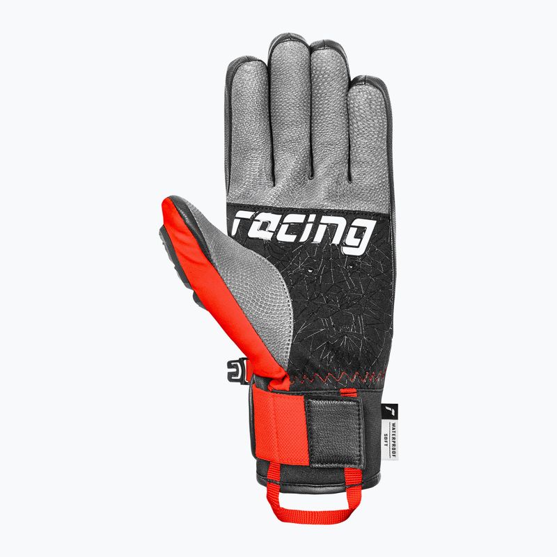 Férfi síkesztyű Reusch Ultra black/fluorescent red 3