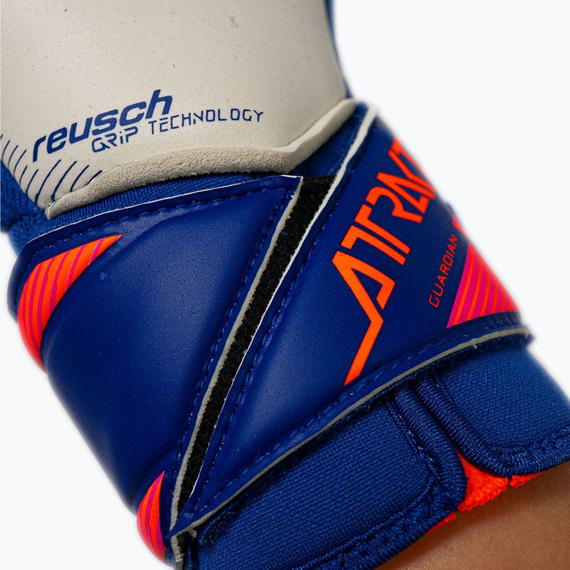Kapus kesztyűk Reusch Attrakt Gold X Guardian sharp blue/white/shocking orange 8