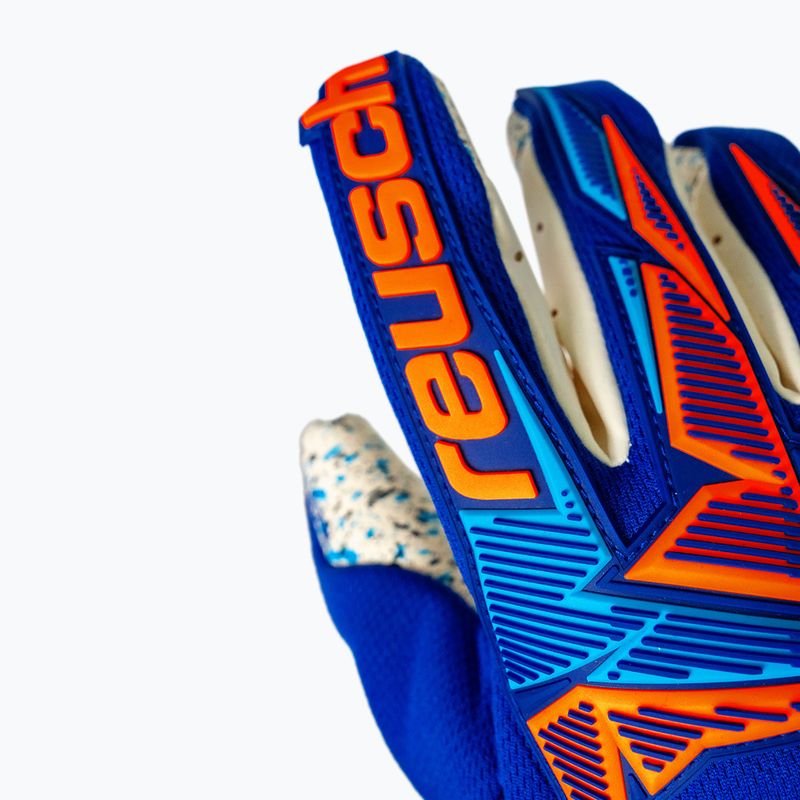 Kapus kesztyűk Reusch Attrakt Freegel Fusion Goaliator sharp blue/shocking orange 5
