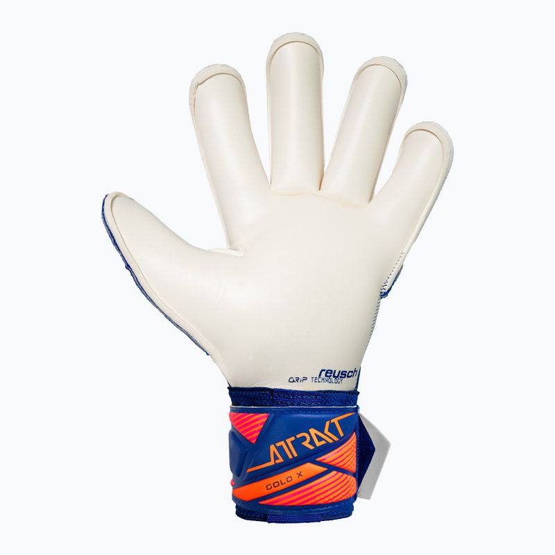 Kapus kesztyűk Reusch Attrakt Gold X Roll Finger sharp blue/white/shocking orange 3