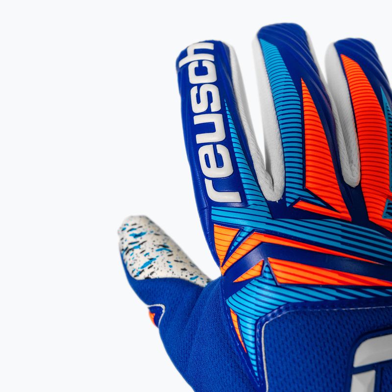Reusch Attrakt Fusion NC sharp blue/white/shocking orange kapusztisztárok 6