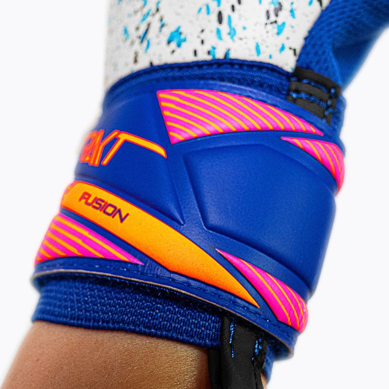 Reusch Attrakt Fusion NC sharp blue/white/shocking orange kapusztisztárok 8