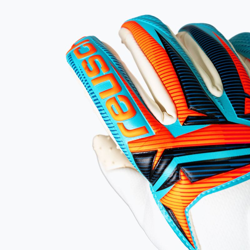 Reusch Attrakt SpeedBump white/light blue kapuszkesztyű 6