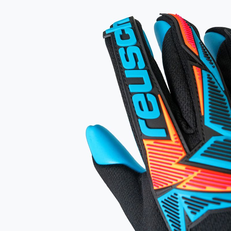 Kapus kesztyűk Reusch Attrakt Freegel Aqua black/shocking orange/aqua blue 7
