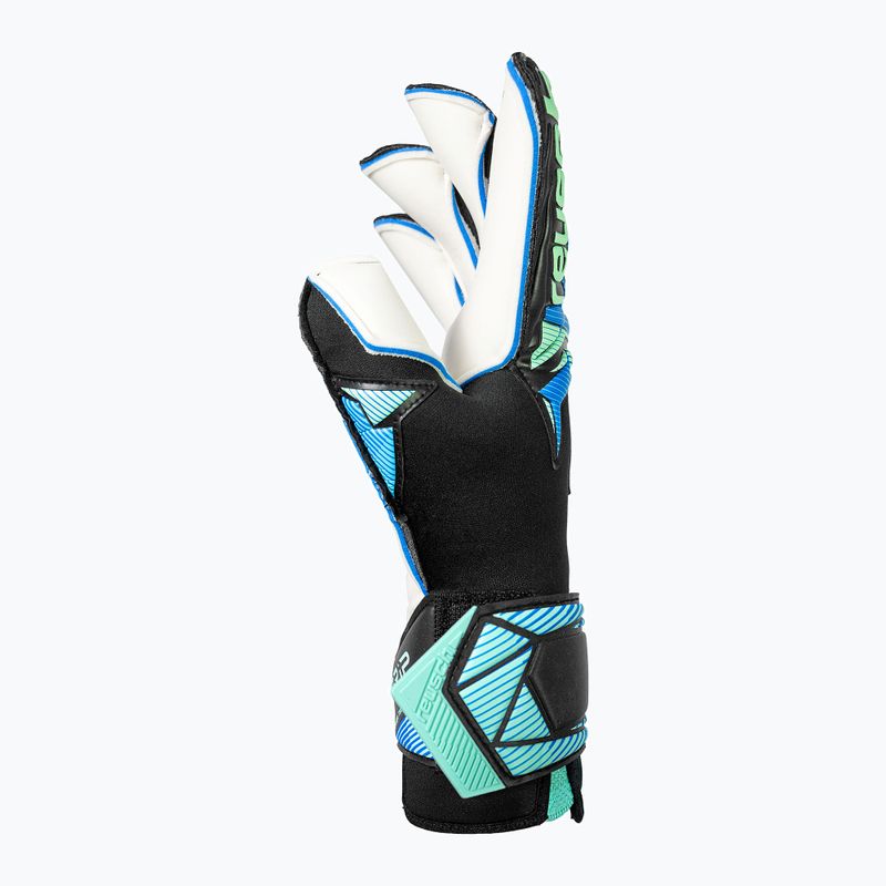 Reusch Attrakt RE:GRIP Evolution black/ocean light kapus kesztyű 5