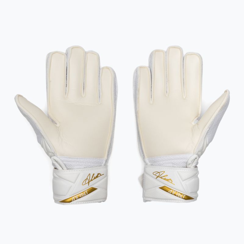 Reusch Attrakt AB1 Solid Junior white/gold gyerek kapuskesztyű 3