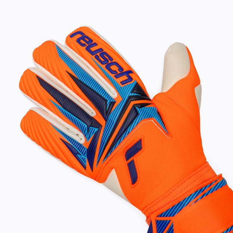 Kapuskesztyűk Reusch Attrakt Gold X NC shocking orange/blue 4