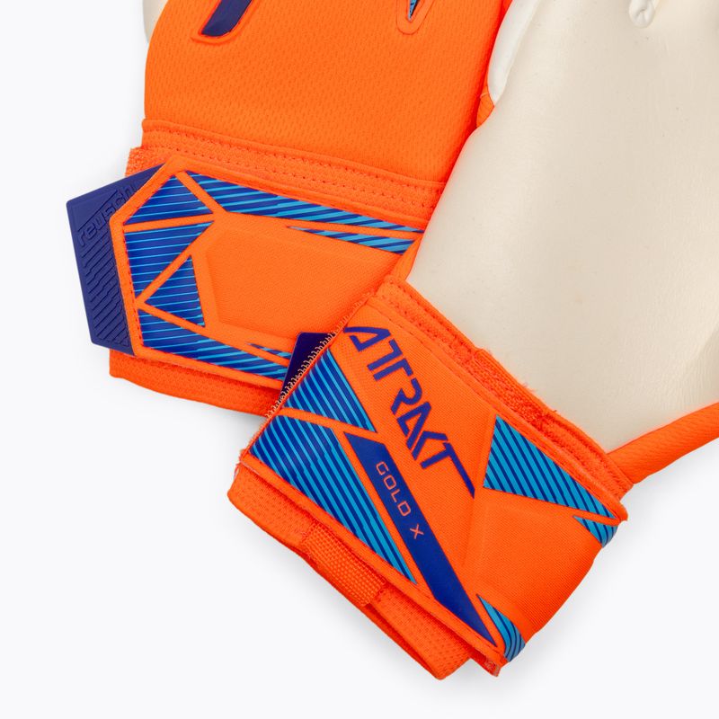 Kapuskesztyűk Reusch Attrakt Gold X NC shocking orange/blue 5
