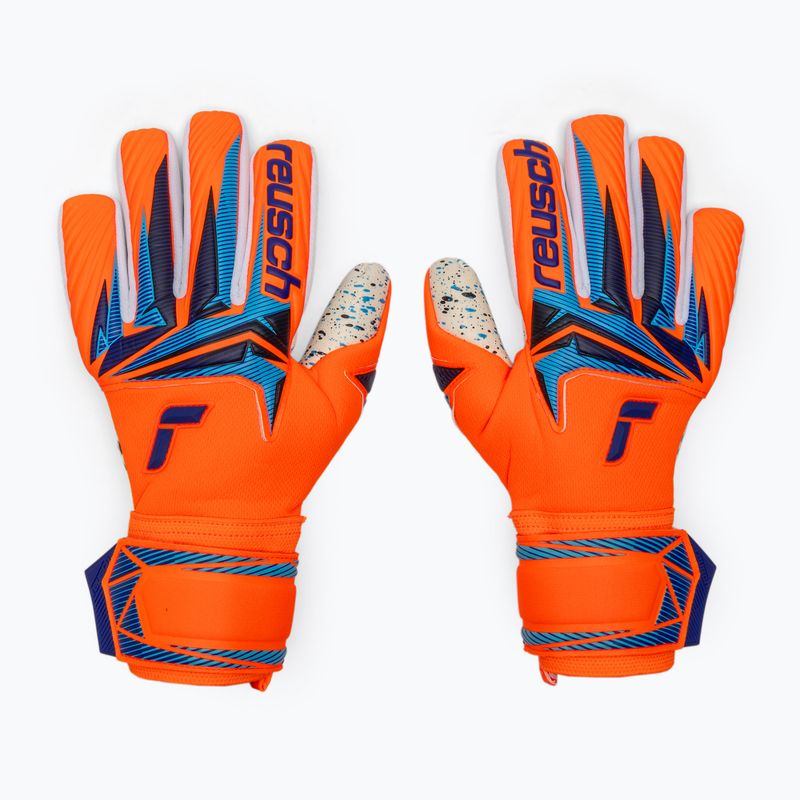 Reusch Attrakt Fusion kapuszkesztyű NC shocking orange/blue 2