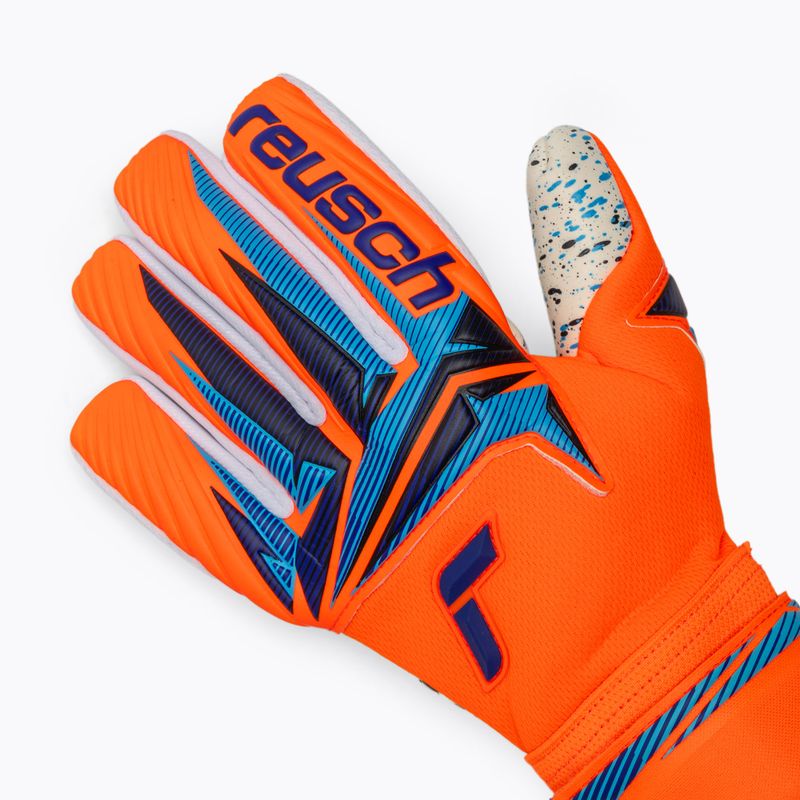 Reusch Attrakt Fusion kapuszkesztyű NC shocking orange/blue 4