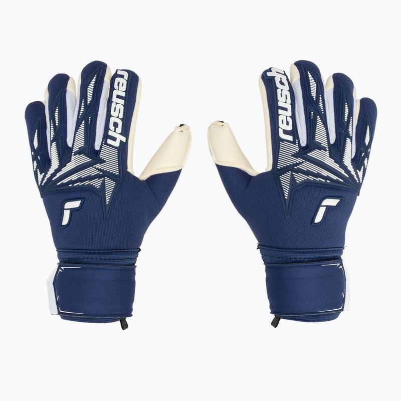 Kapuskesztyűk Reusch Attrakt Freegel Gold X Finger Support Junior premium blue/white 2