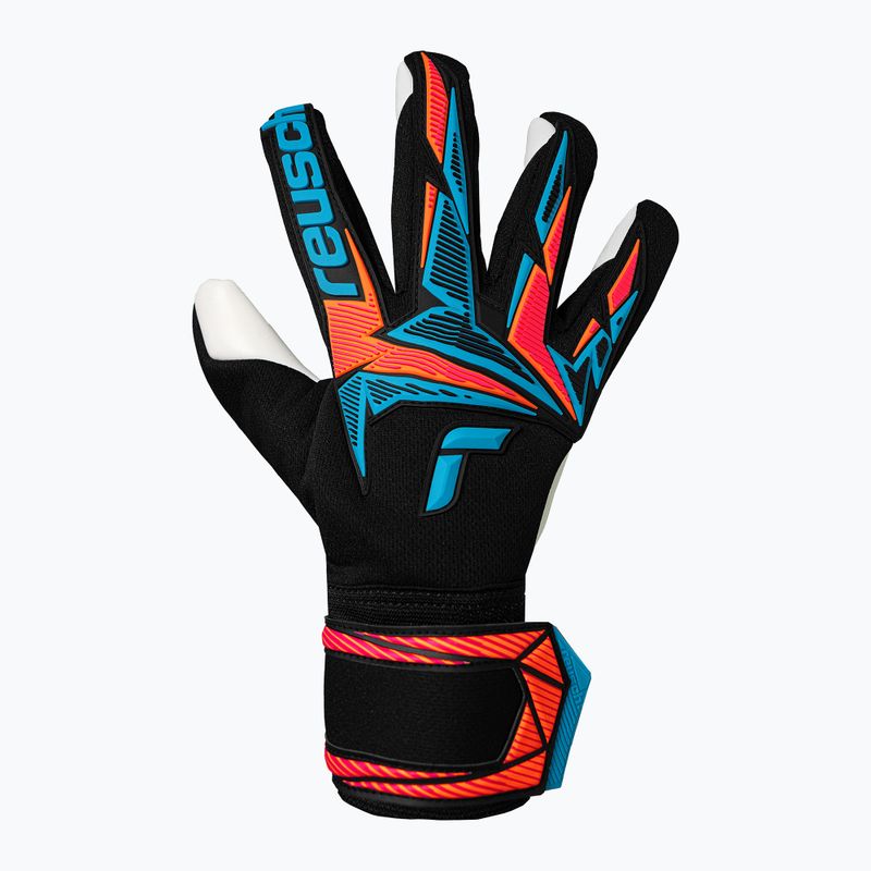 Kapus kesztyűk Reusch Attrakt Freegel Advance black/aqua blue/shocking orange 2