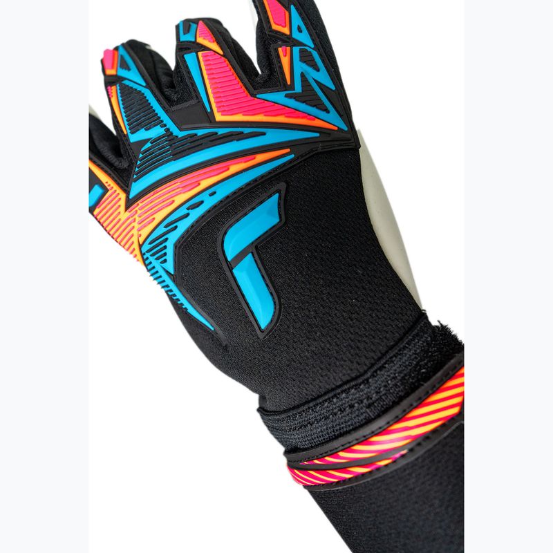 Kapus kesztyűk Reusch Attrakt Freegel Advance black/aqua blue/shocking orange 5