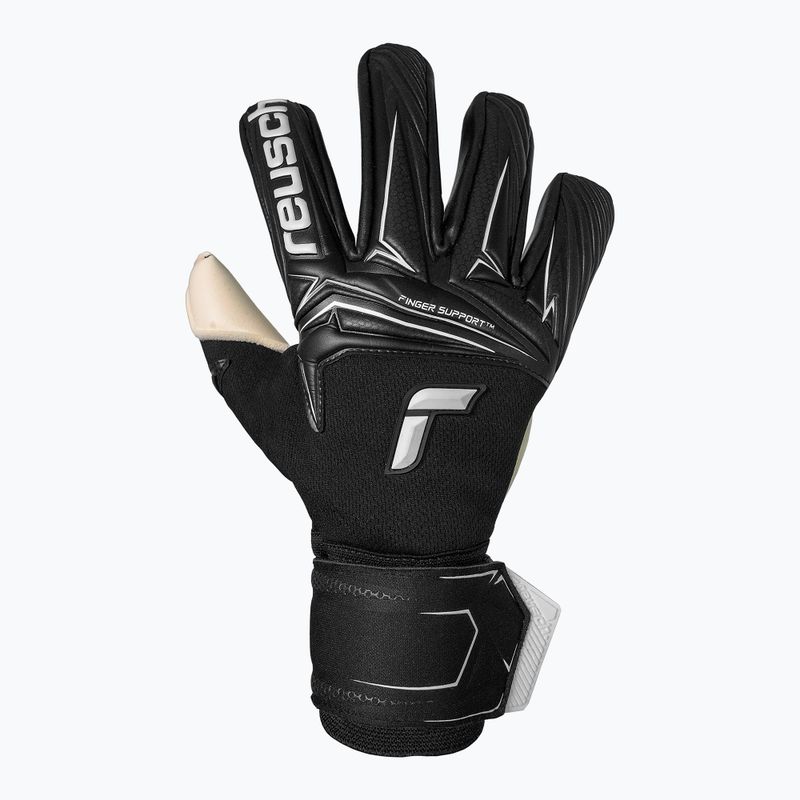 Kapus kesztyűk Reusch Attrakt Gold X NC Finger Support black/white 2