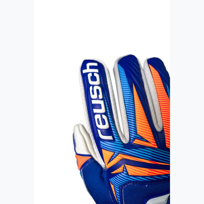 Reusch Attrakt Advance kapuskesztyű sharp blue/white/shocking orange 6