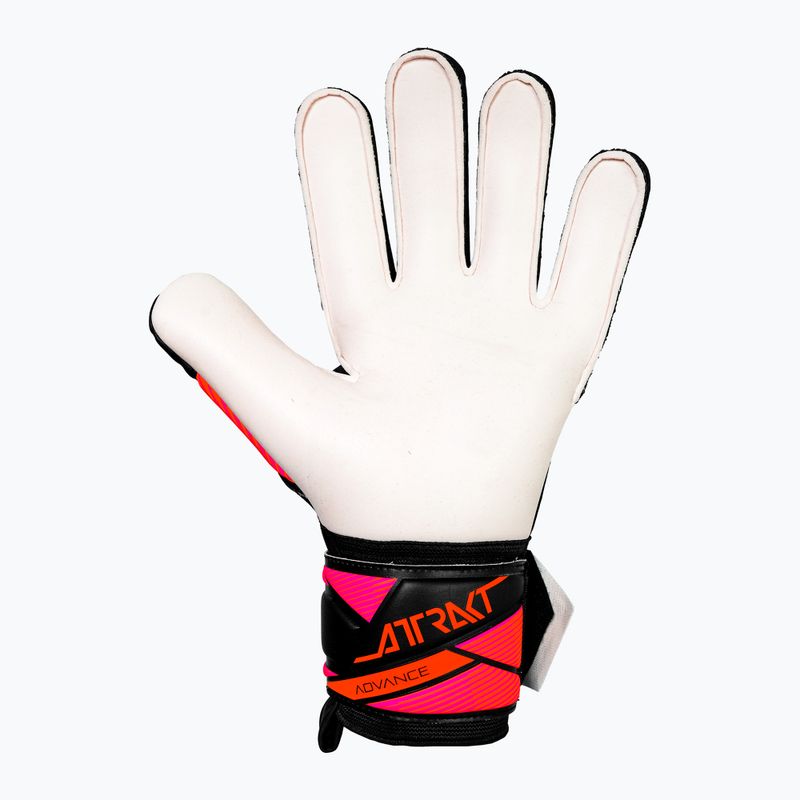 Reusch Attrakt Advance black/aqua blue/shocking orange kapuszkesztyű 3