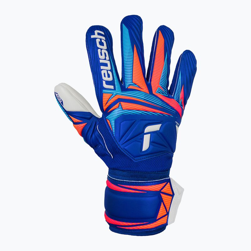Reusch Attrakt Grip kapuszkesztyű sharp blue/white/shocking orange 2