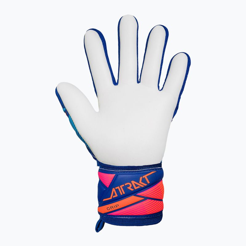 Reusch Attrakt Grip kapuszkesztyű sharp blue/white/shocking orange 3