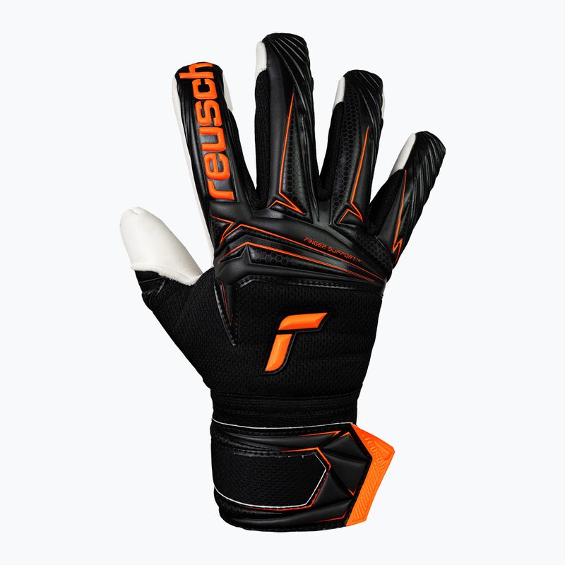 Reusch Attrakt Advance Finger Support black/shocking orange kapuszkesztyű 2