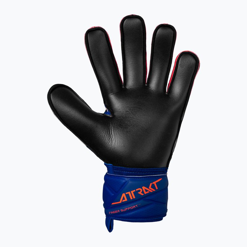 Reusch Attrakt Infinity Finger Support kapuskesztyű sharp blue/shocking orange/black 3