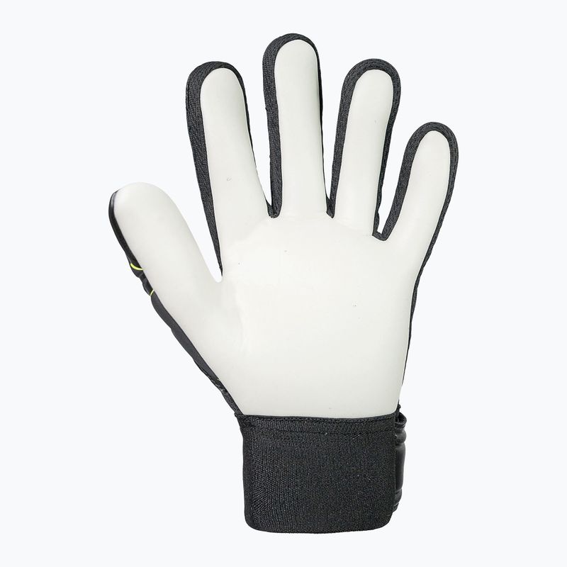 Gyerek kapuskesztyűk Reusch Attrakt Starter Solid Finger Support Junior black/safety yellow 3
