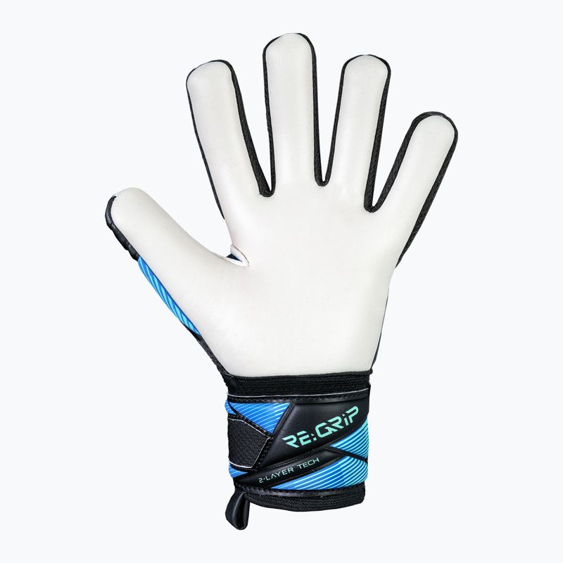 Reusch Attrakt RE:GRIP NC Junior black/ocean light gyerek kapus kesztyű 4