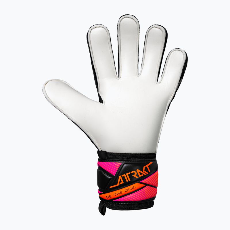Kapus kesztyűk Reusch Attrakt Solid black/aqua blue/shocking orange 3