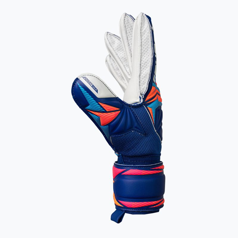 Reusch Attrakt Advance Junior gyermek kapus kesztyű sharp blue/white/shocking orange 4