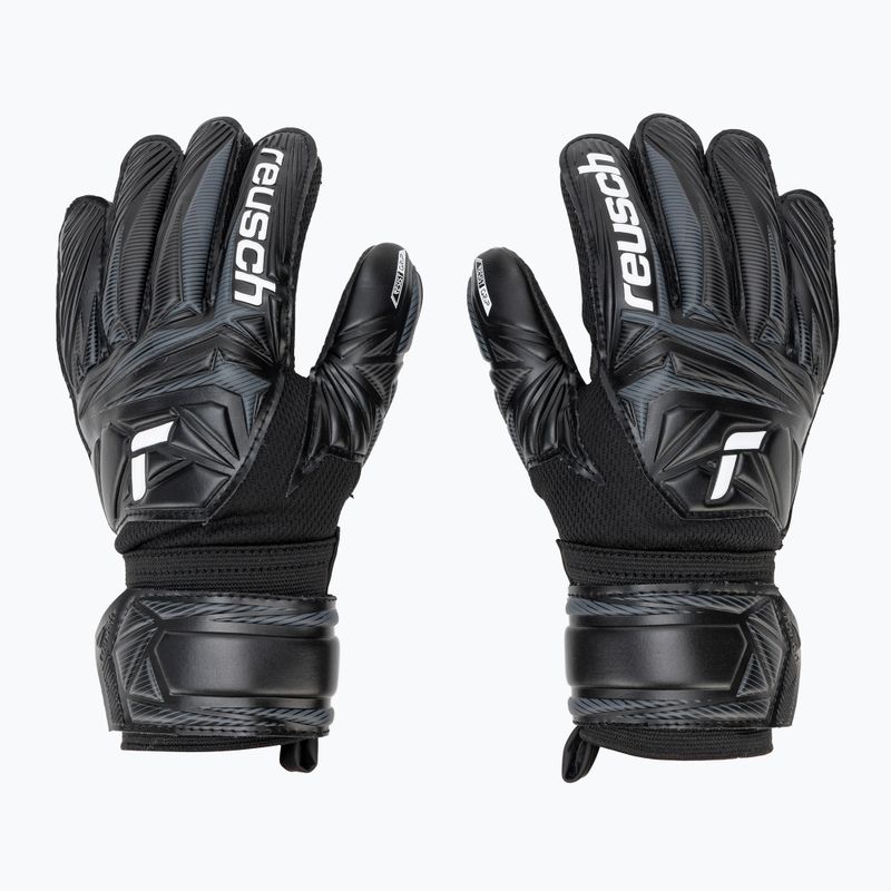 Reusch Attrakt Resist 5672615 black gyerek kapus kesztyű 2