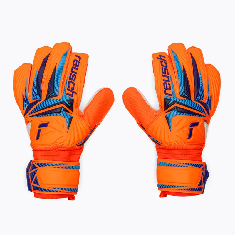 Kapuskesztyűk Reusch Attrakt Solid shocking orange/blue 2