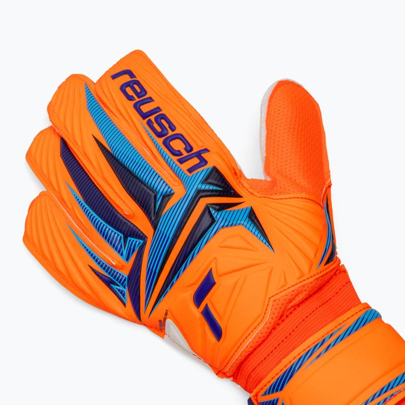 Kapuskesztyűk Reusch Attrakt Solid shocking orange/blue 4