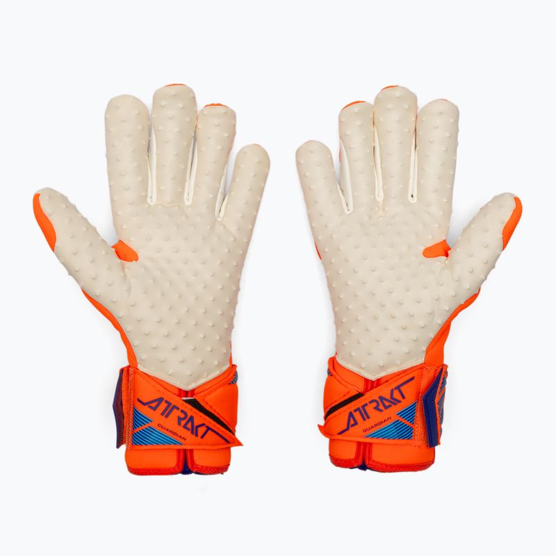 Reusch Attrakt SpeedBump Guardian shocking orange/blue kapuszkesztyű 3