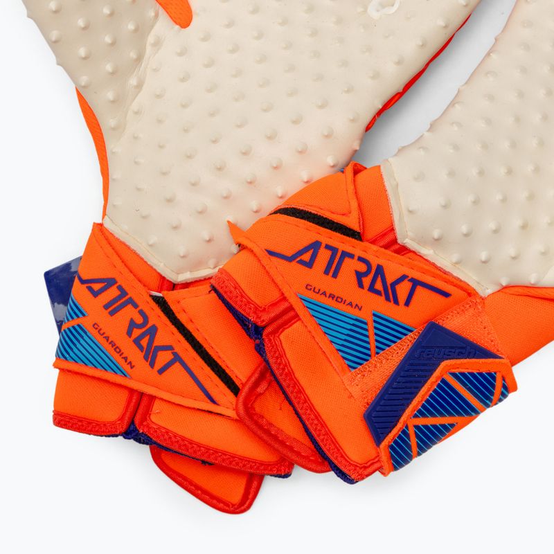 Reusch Attrakt SpeedBump Guardian shocking orange/blue kapuszkesztyű 6