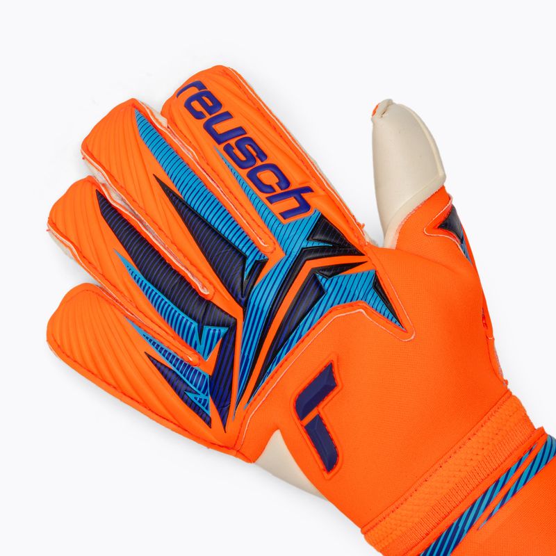 Kapus kesztyűk Reusch Attrakt Gold X Evolution shocking orange/blue 4