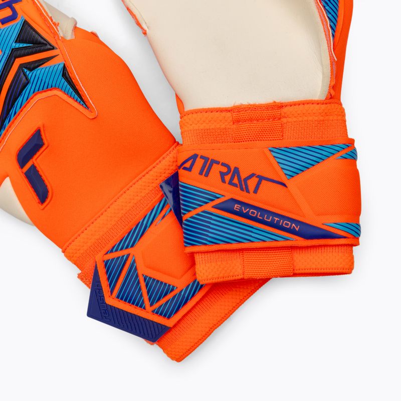 Kapus kesztyűk Reusch Attrakt Gold X Evolution shocking orange/blue 5