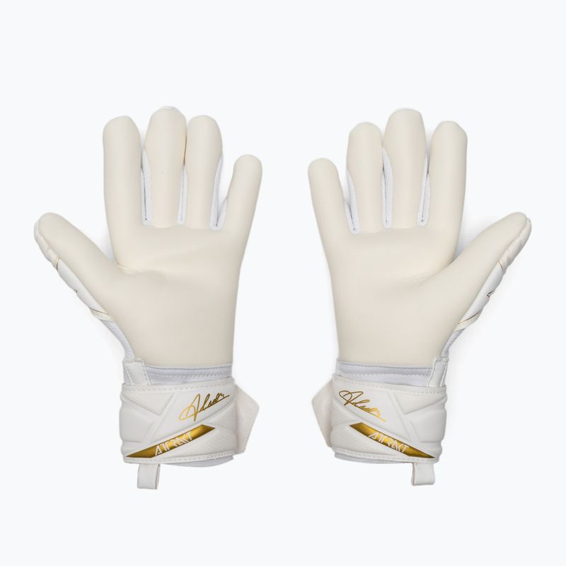Reusch Attrakt AB1 Advance Junior white/gold gyerek kapuskesztyű 3