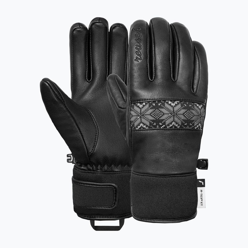Női síkesztyűk Reusch Charlize R-Tex XT black/steel gray/silver