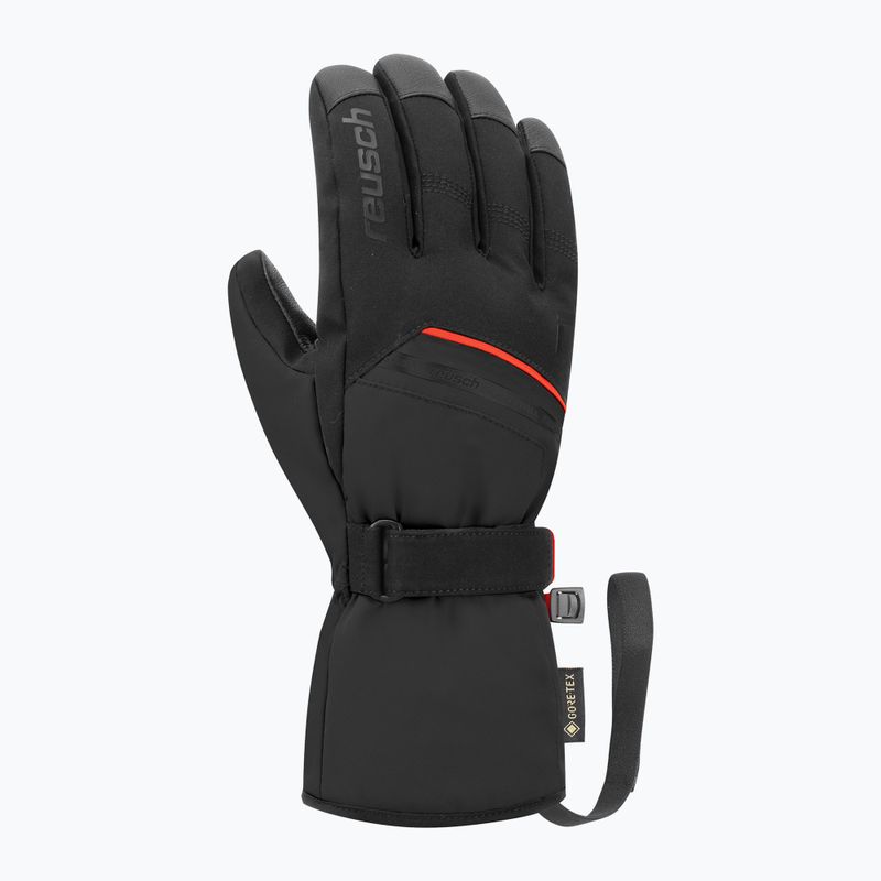 Síkesztyűk Reusch Morris GORE-TEX black/fire red 2