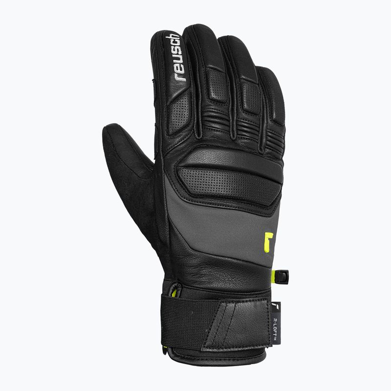 Síkesztyűk Reusch Profi SL black/dark granite/safety yellow 2